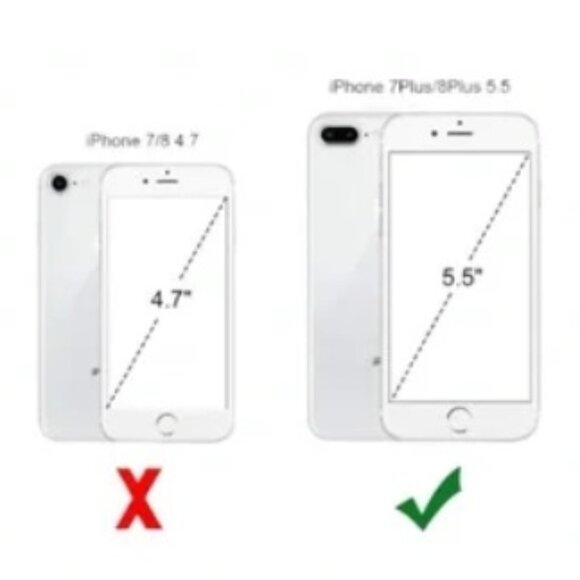 (2) iphone 7/8 Plus Cases 5.5" Screen Sizes - Picture 8 of 8